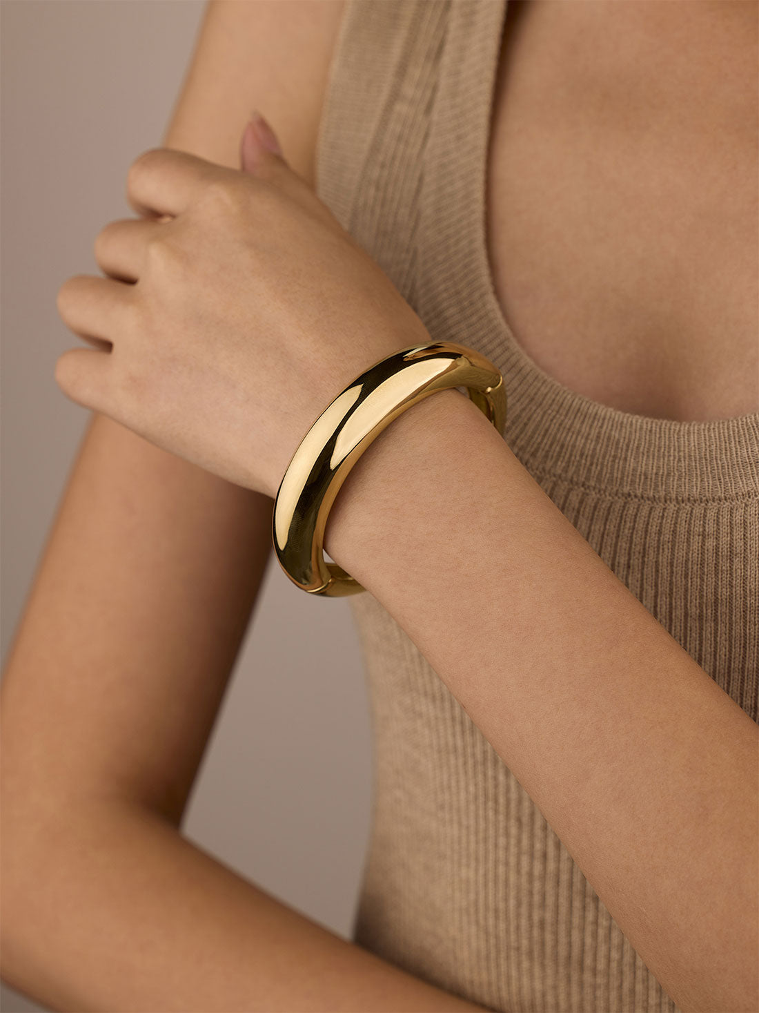 Bracelete Siena Dourado 15 mm