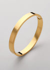 Bracelete liso Dourado