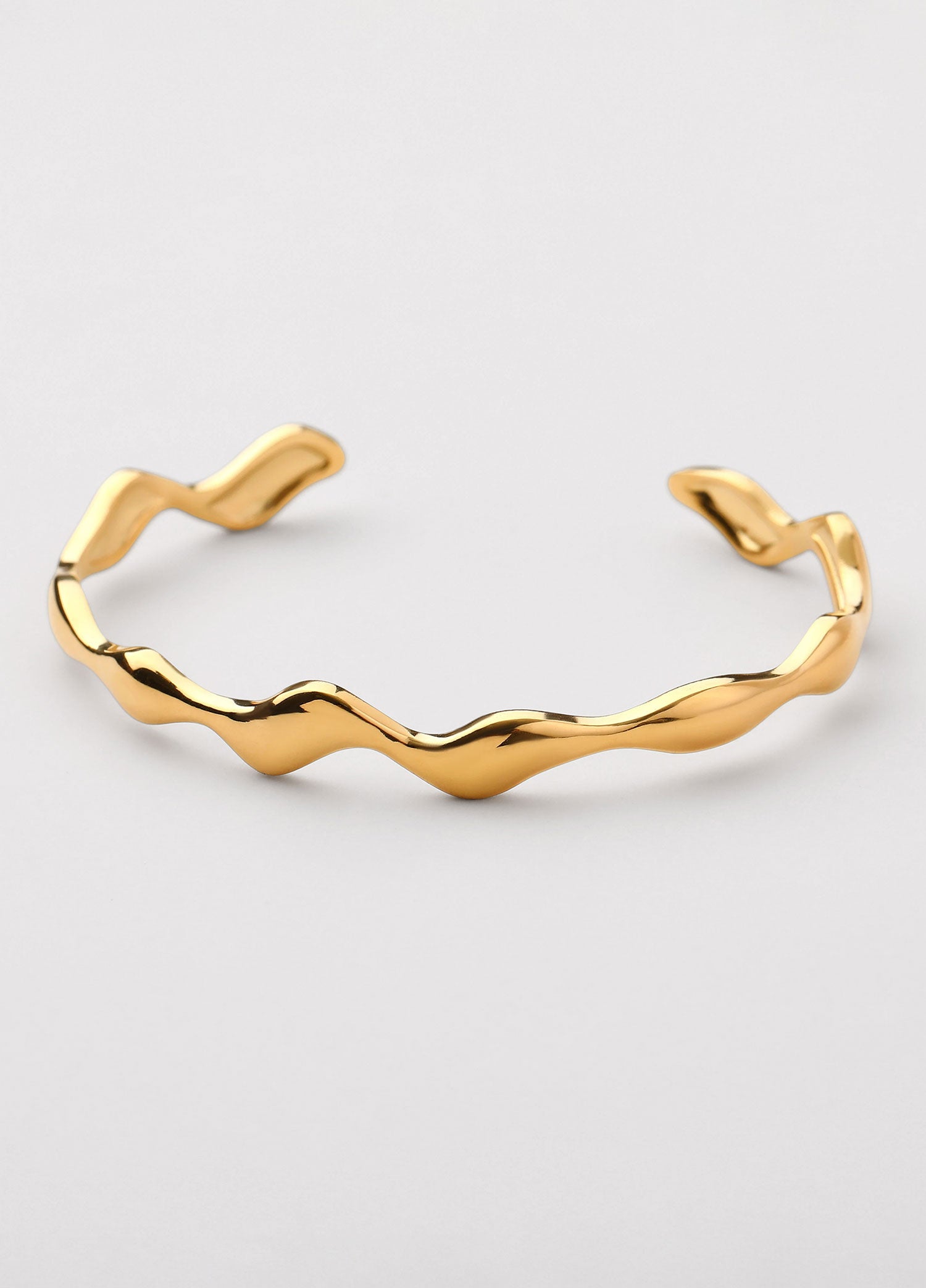 Bracelete ondas Dourado