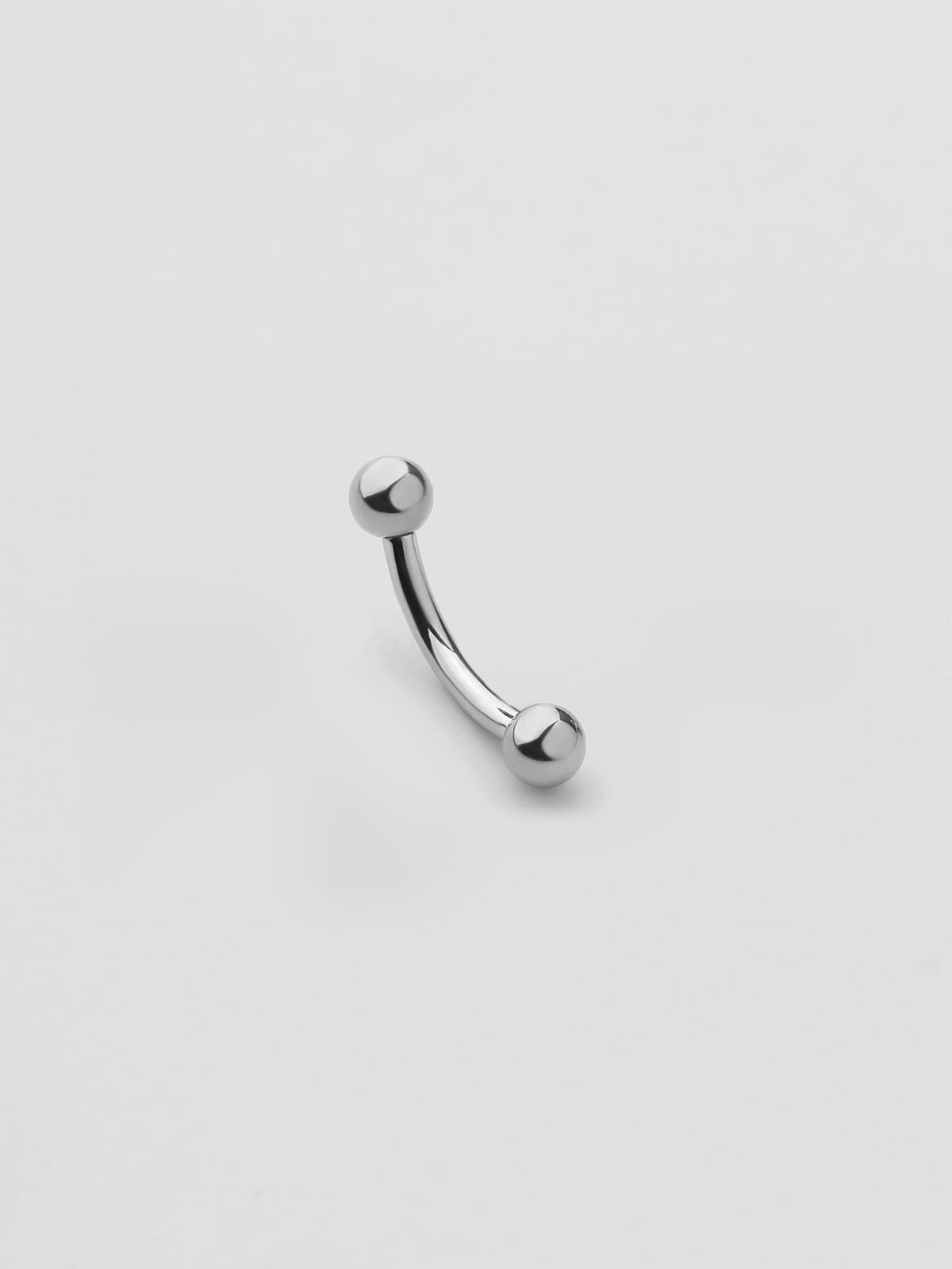 Piercing de Sobrancelha Nara Prateado Bolas
