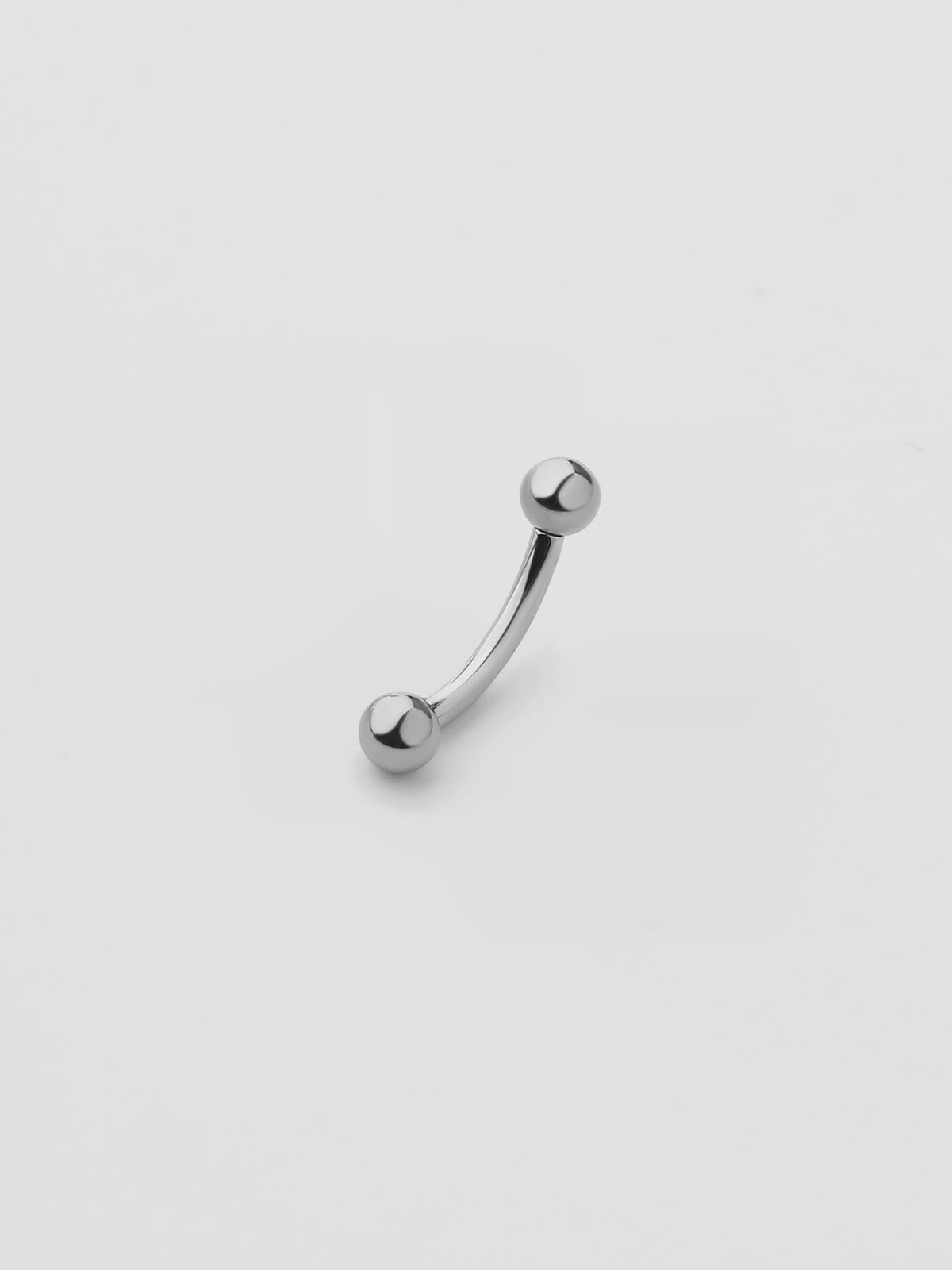 Piercing de Sobrancelha Nara Prateado Bolas