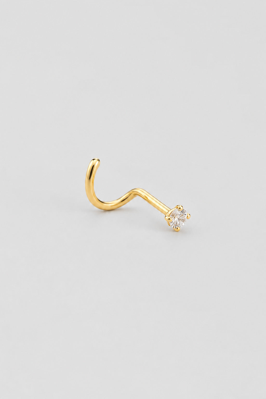 Piercing de Nariz Mara Dourado 2 mm