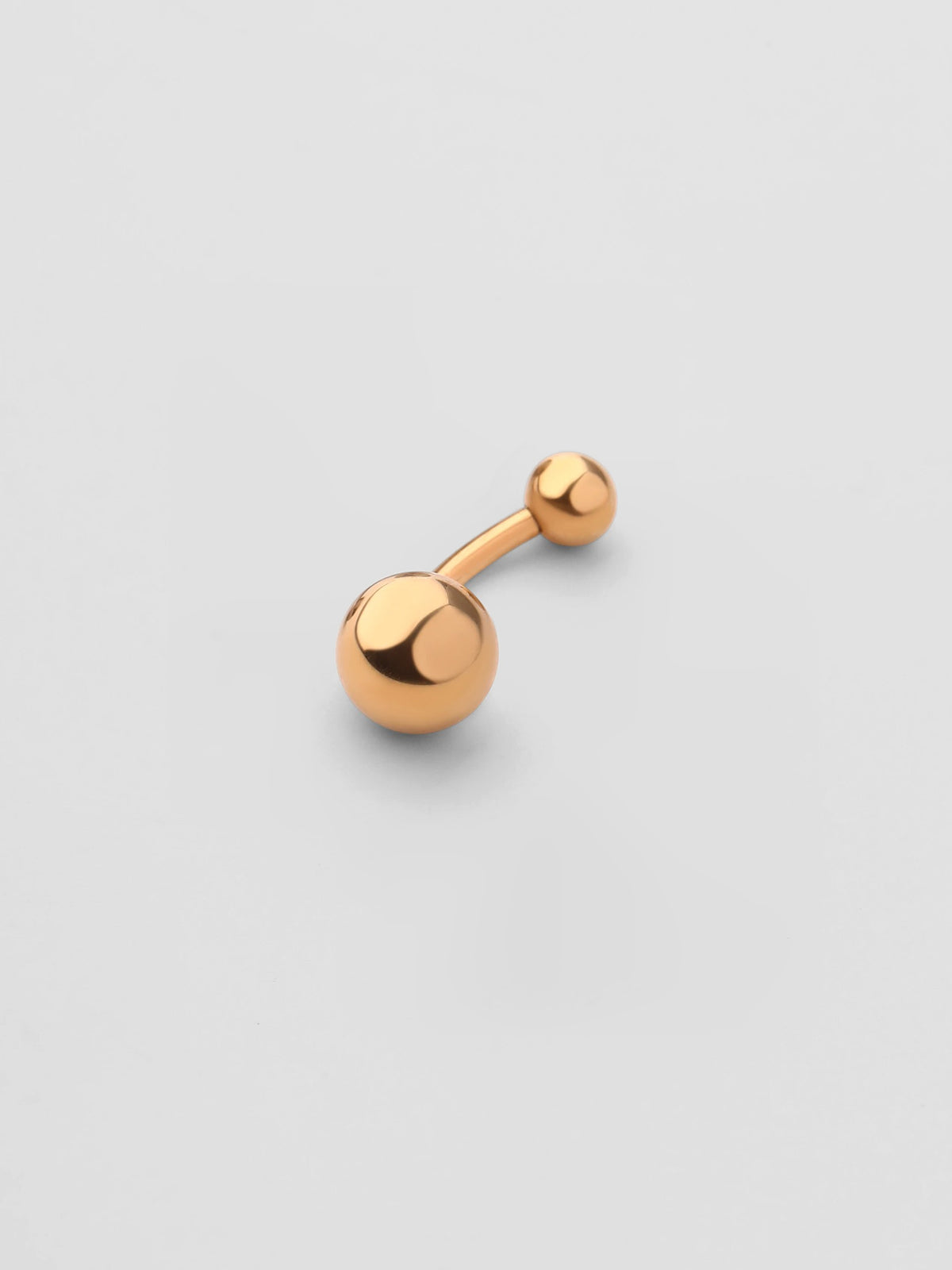 Piercing de Umbigo Mina Dourado Bolas