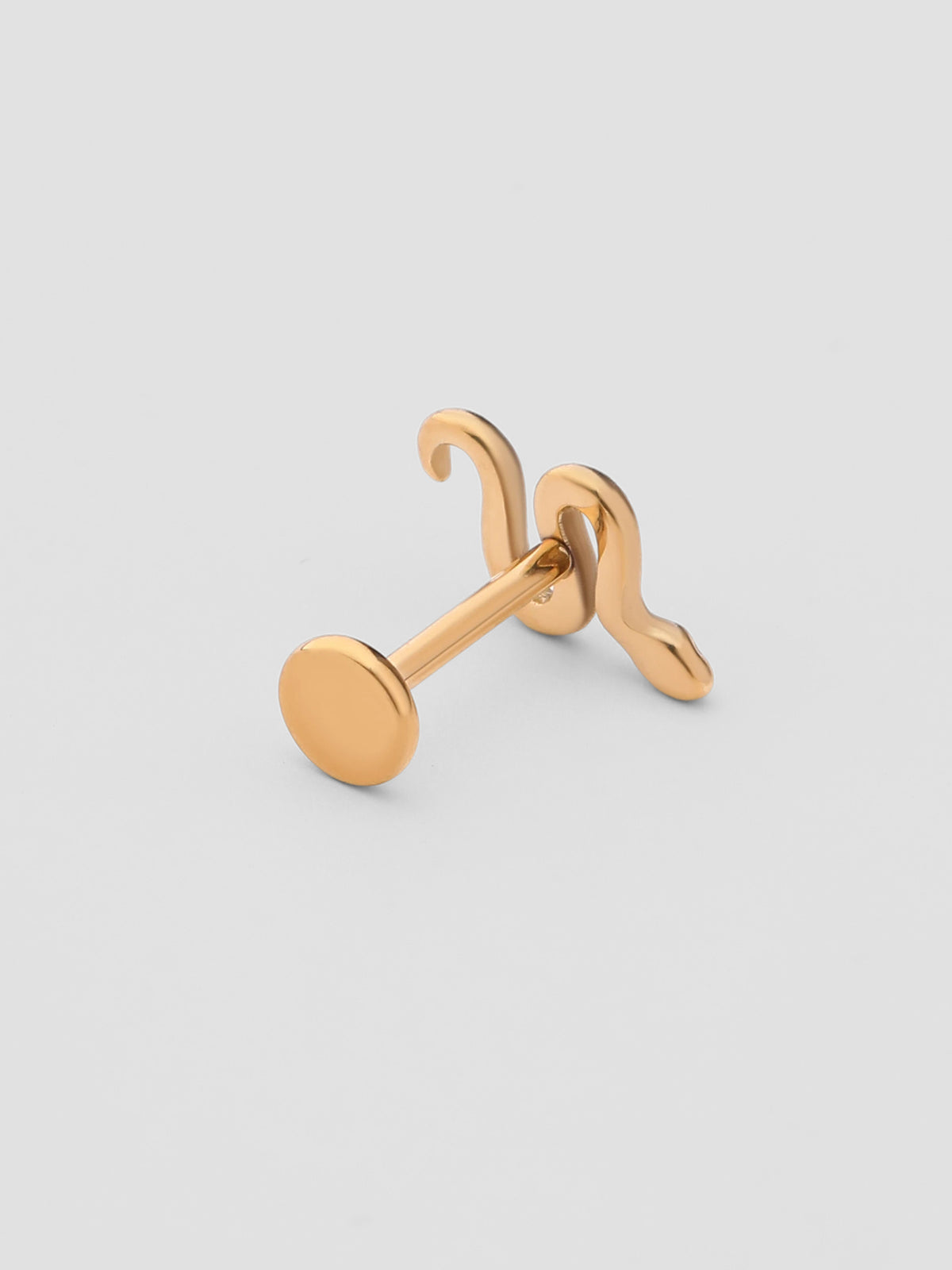 Piercing de Orelha Daria Dourado Serpente