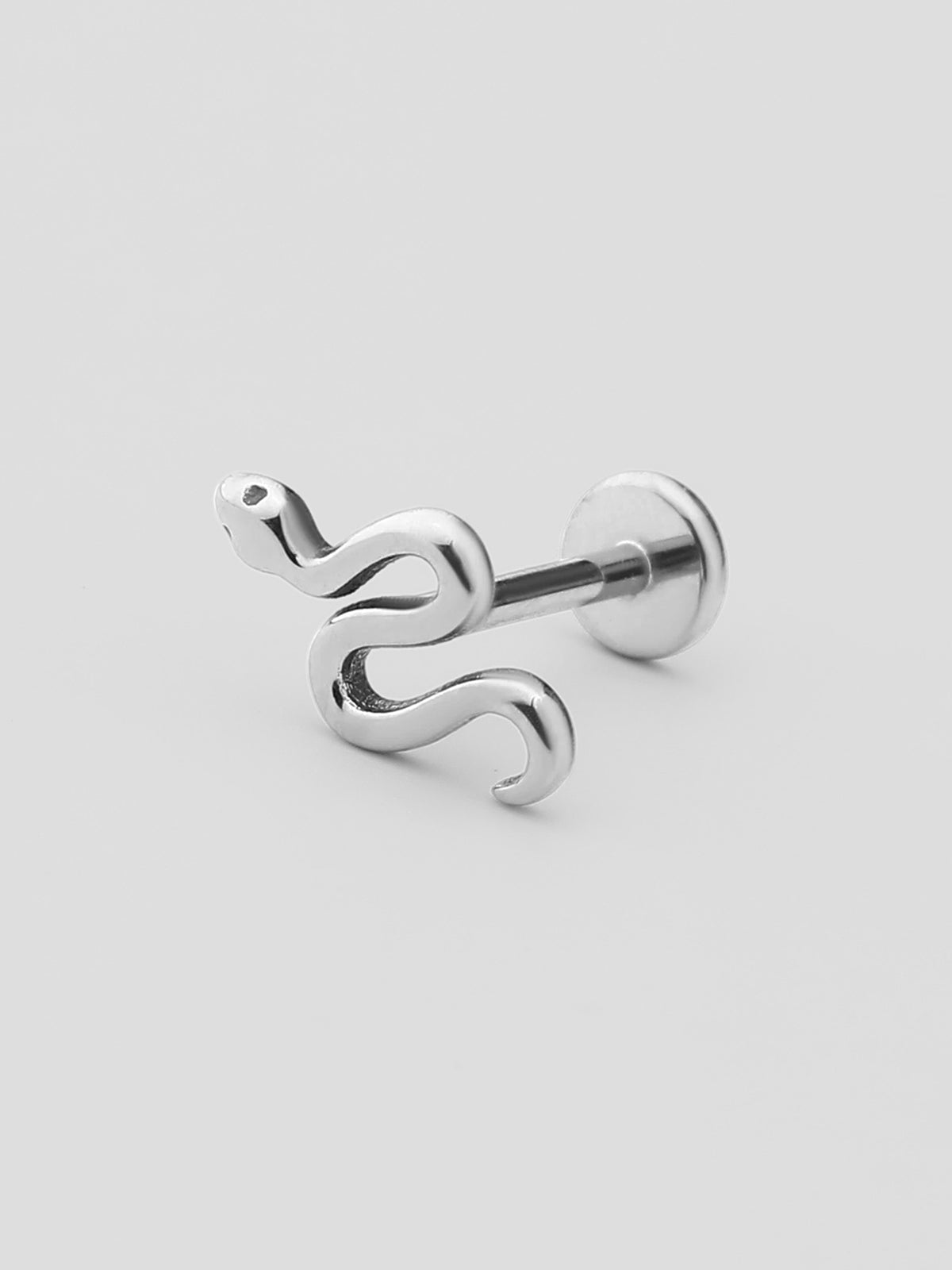 Piercing de Orelha Daria Prateado Serpente