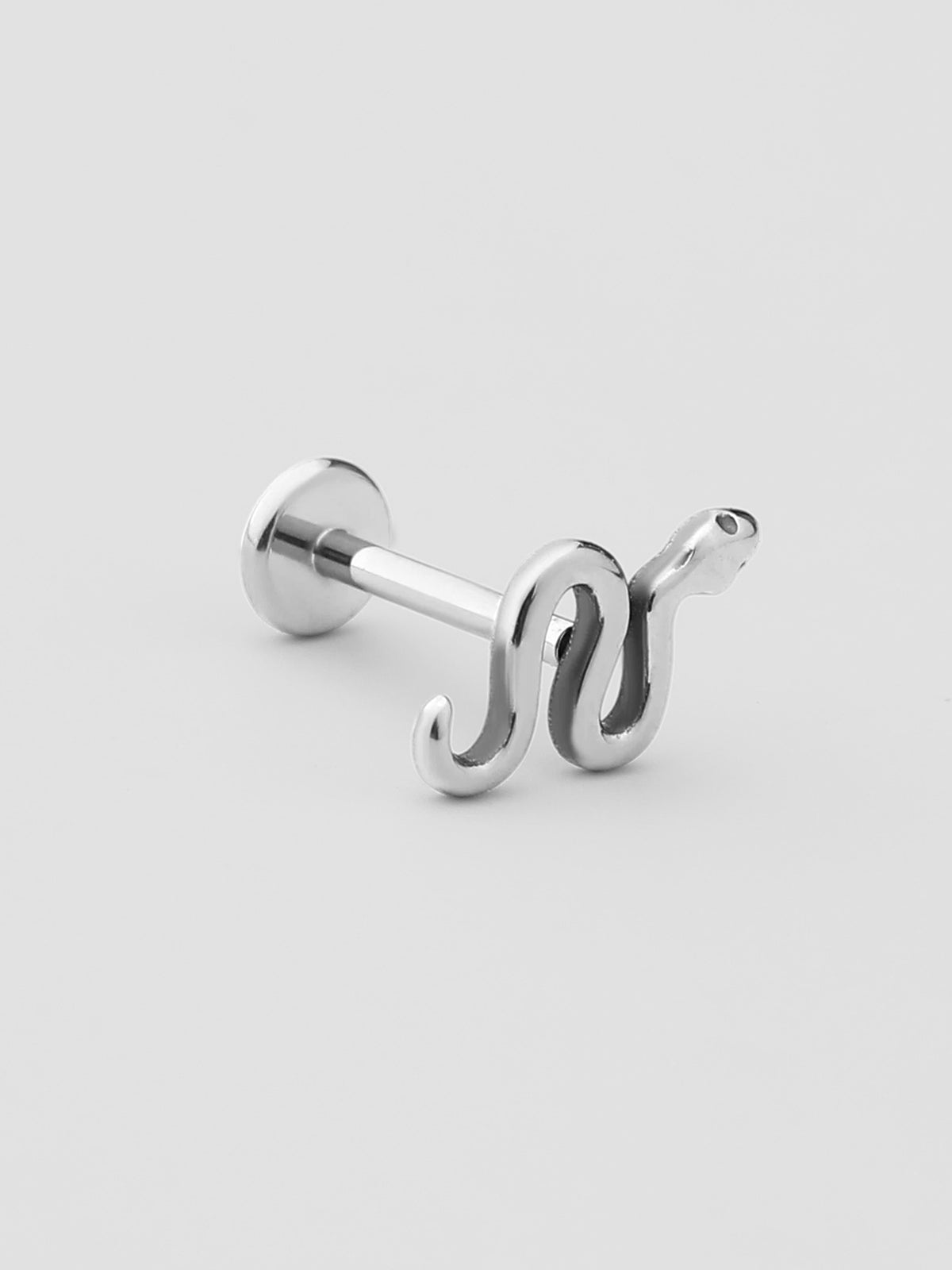 Piercing de Orelha Daria Prateado Serpente