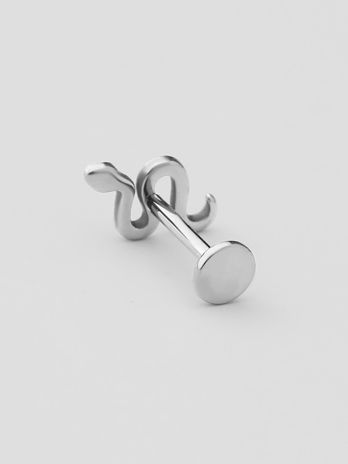 Piercing de Orelha Daria Prateado Serpente