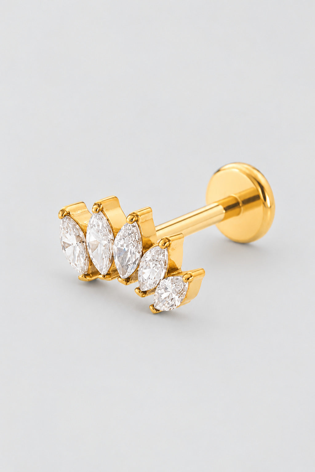 Piercing de Orelha Narelle Dourado