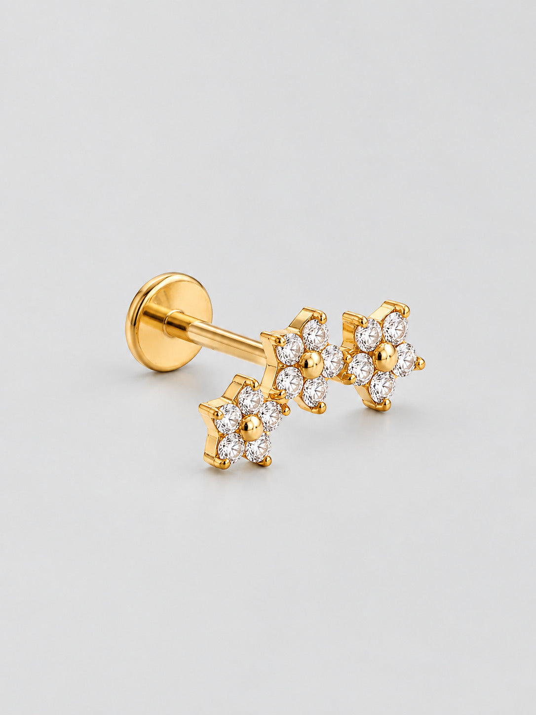 Piercing de Orelha Moria Dourado