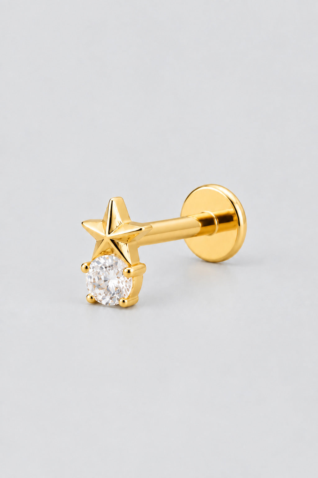 Piercing de Orelha Zerina Dourado