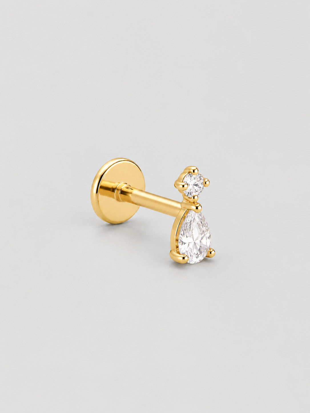 Piercing de Orelha Venora Dourado